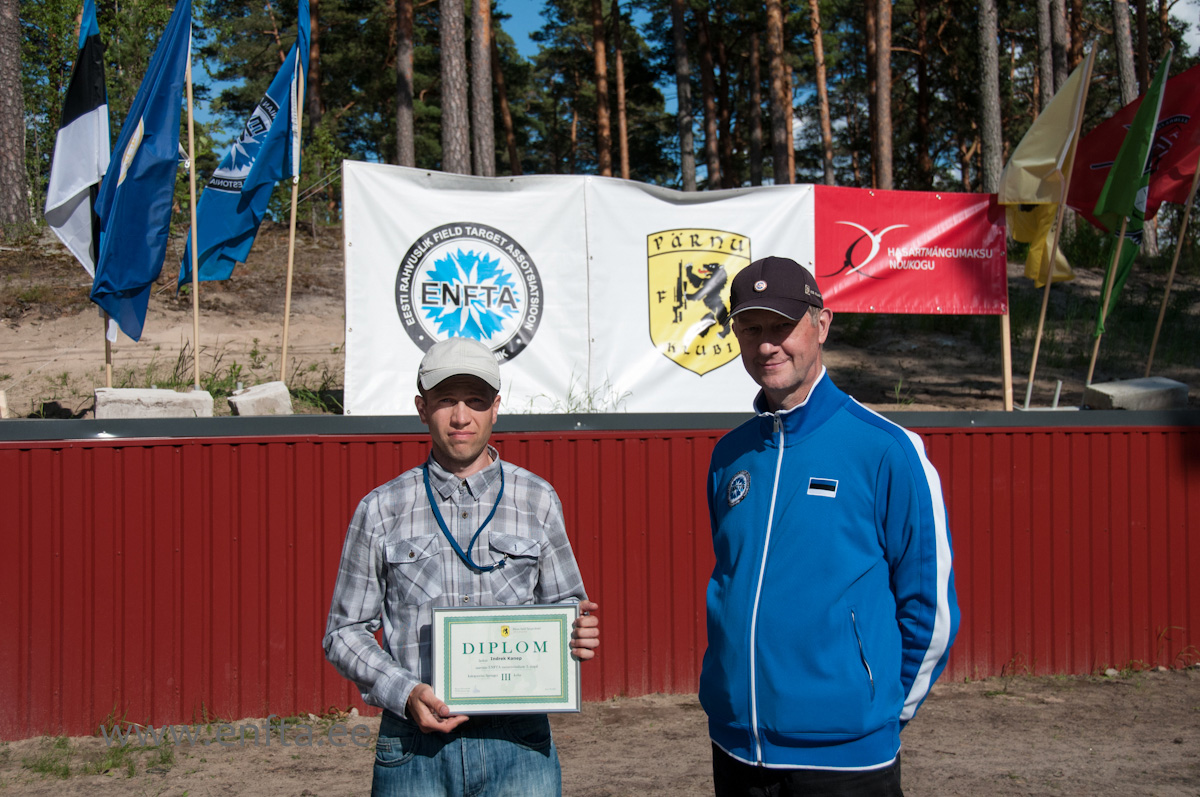 Category Springer III place Indrek Kanep, 46 hits out of 100